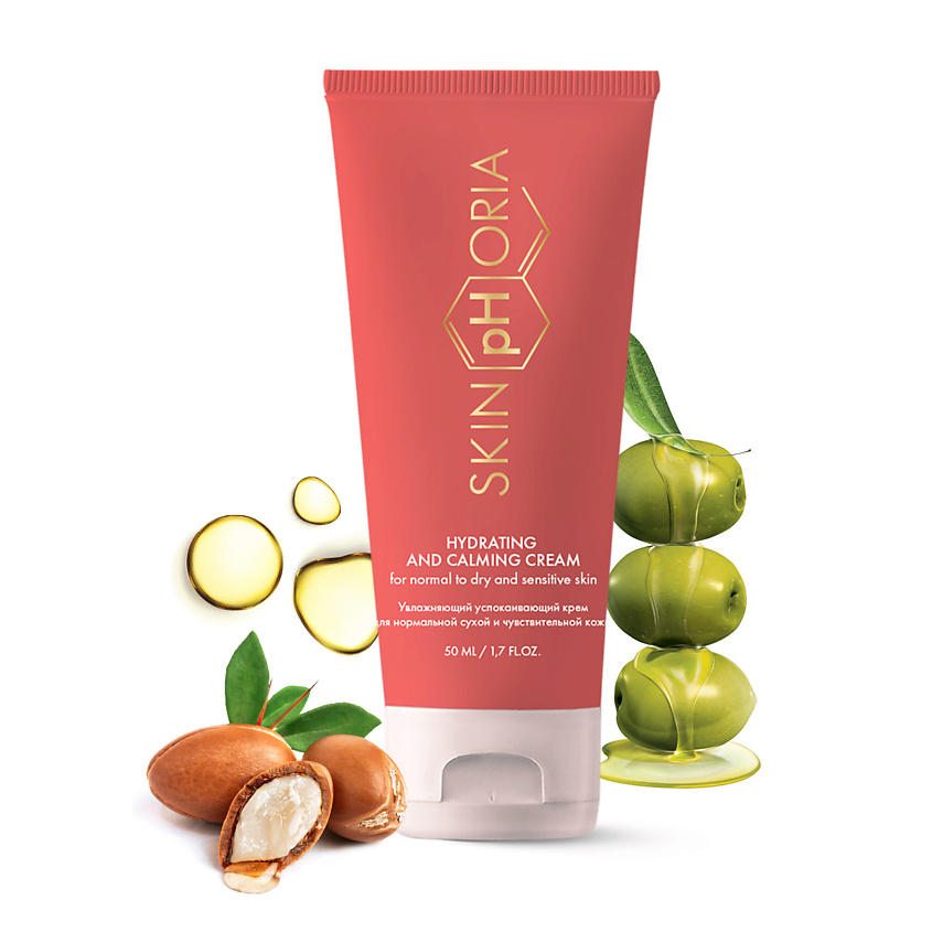 Изображение товара SKINPHORIA Увлажняющий успокаивающий крем Hydrating and Calming Cream, 50 мл