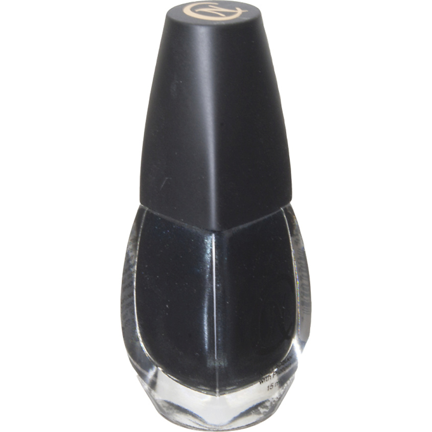 Изображение товара CHATTE NOIRE Лак для ногтей Перламутр Dark 124 черный серебряный перламутр 15 мл