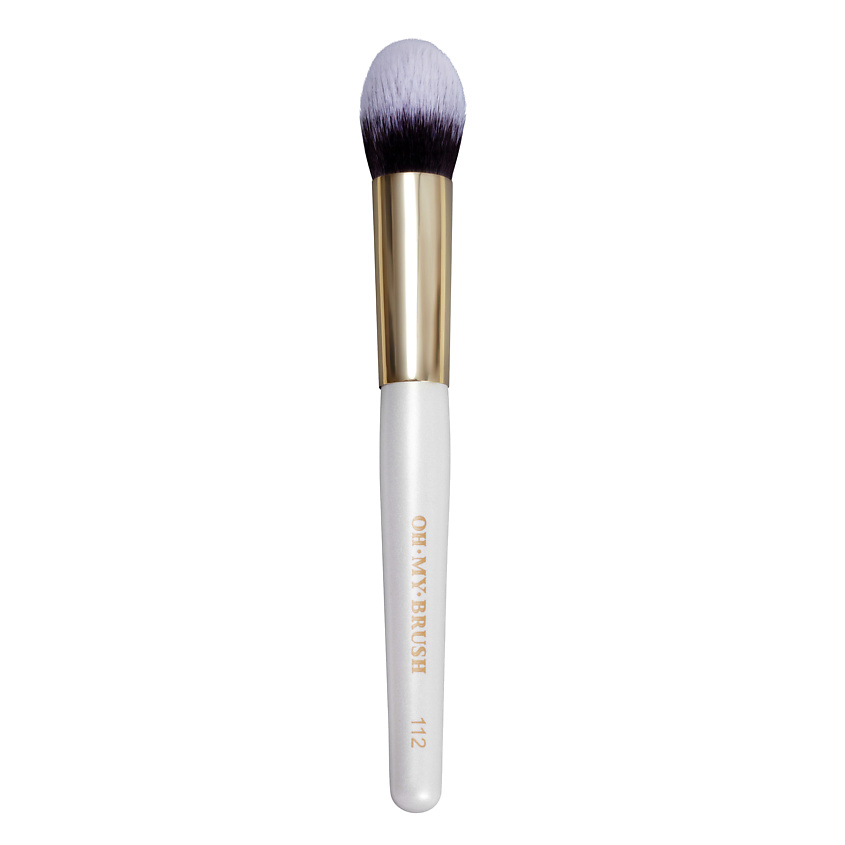 Изображение товара Кисть для лица OH MY BRUSH Face definer brush 112 белая для тонального крема и коррекции