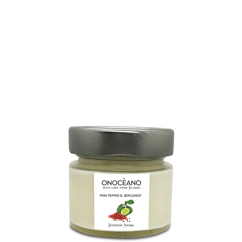Изображение товара ONOCEANO Свеча ароматическая Перец и Бергамот 100 мл