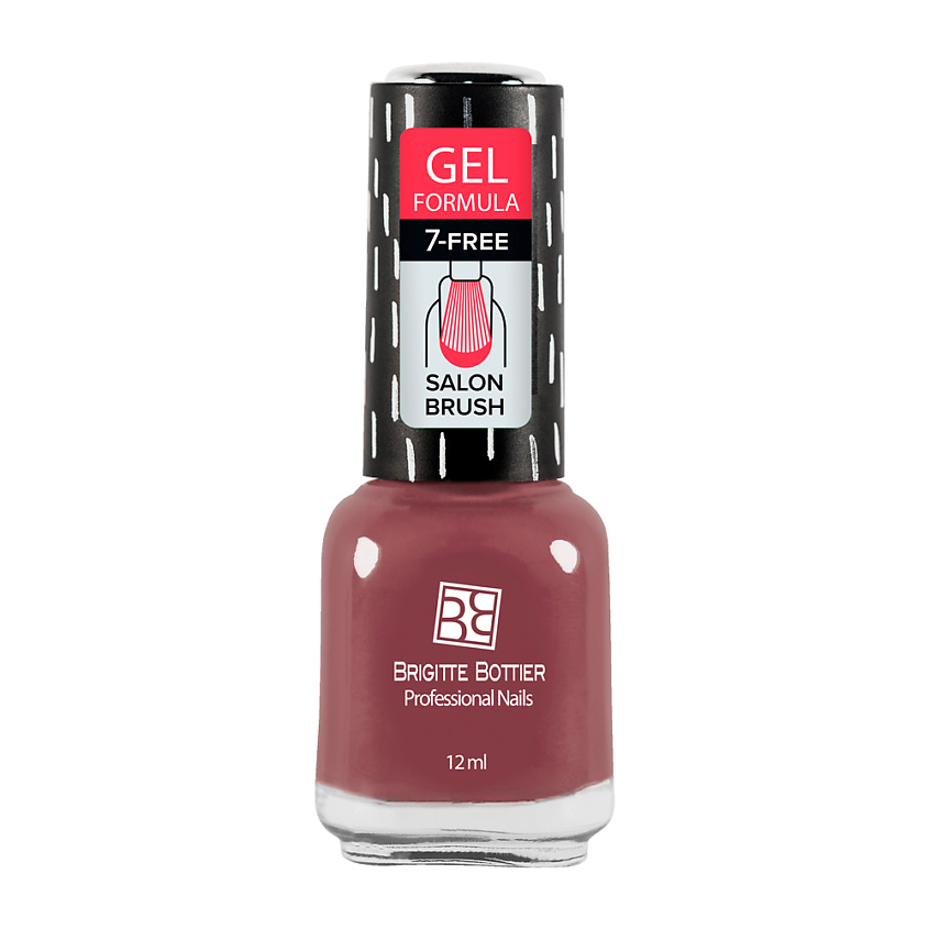 Изображение товара BRIGITTE BOTTIER Лак для ногтей GEL FORMULA тон 73 каштановый крайола, 073