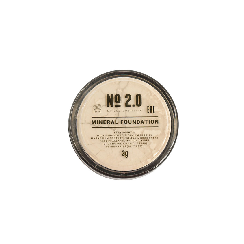 Изображение товара Минеральная рассыпчатая пудра MI LAB для жирной кожи SPF 20-25, 4 оттенка