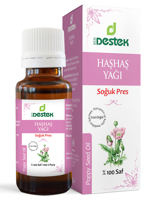 Изображение товара Маковое масло для лица и волос 50 мл натуральное косметическое средство