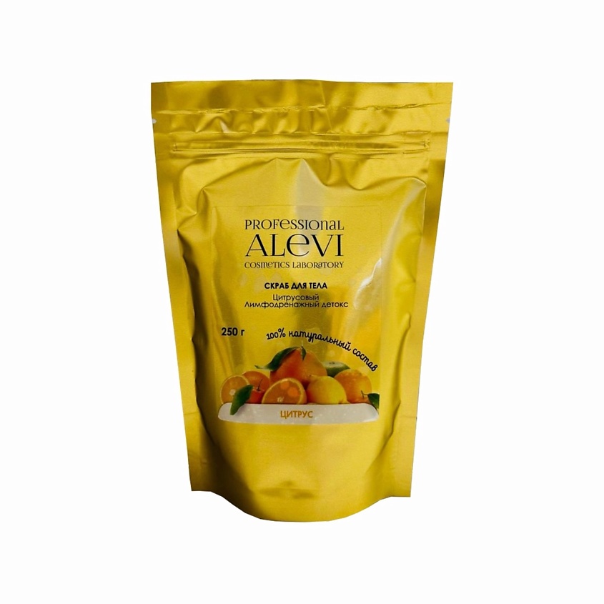 Изображение товара ALEVI Скраб для тела "Цитрусовый лимфодренажный детокс", 250 г