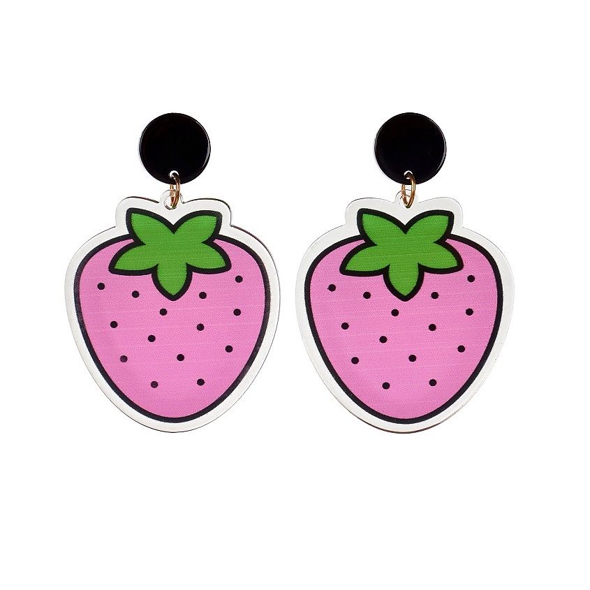 Изображение товара BRADEX Серьги "РОЗОВЫЕ КЛУБНИЧКИ", размер: 1