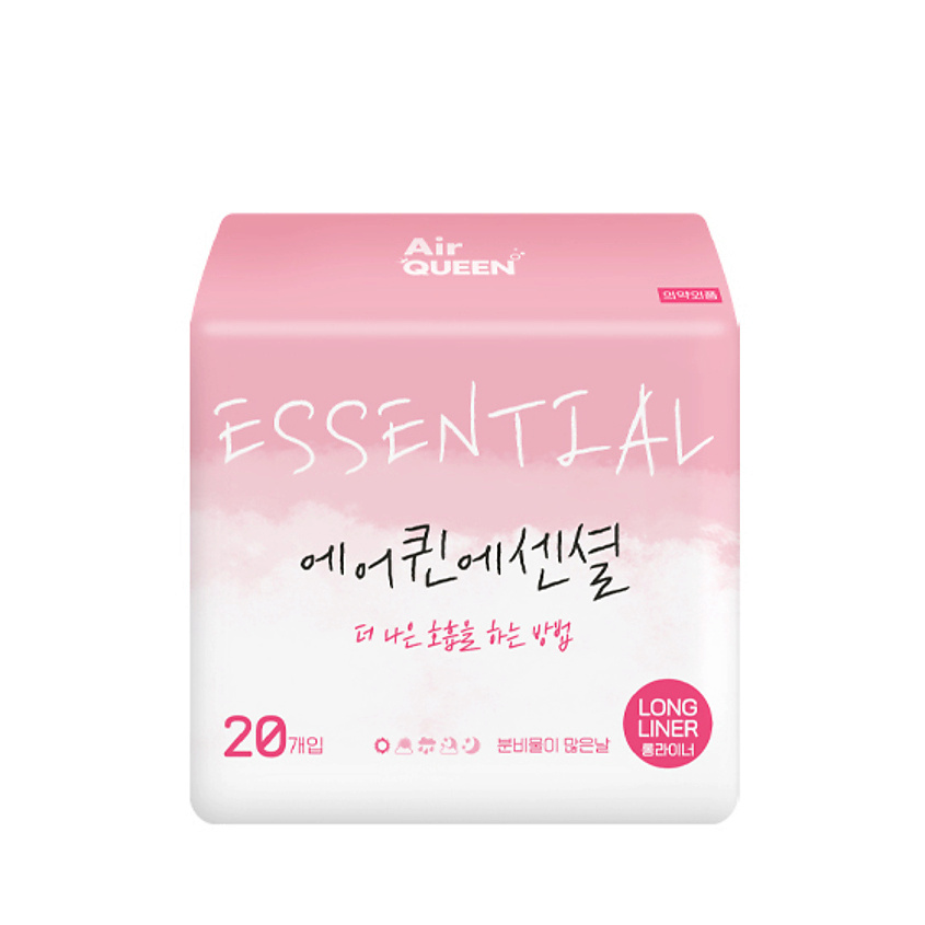 Изображение товара AIRQUEEN Ежедневные гигиенические прокладки Essential Long Liner 20 шт