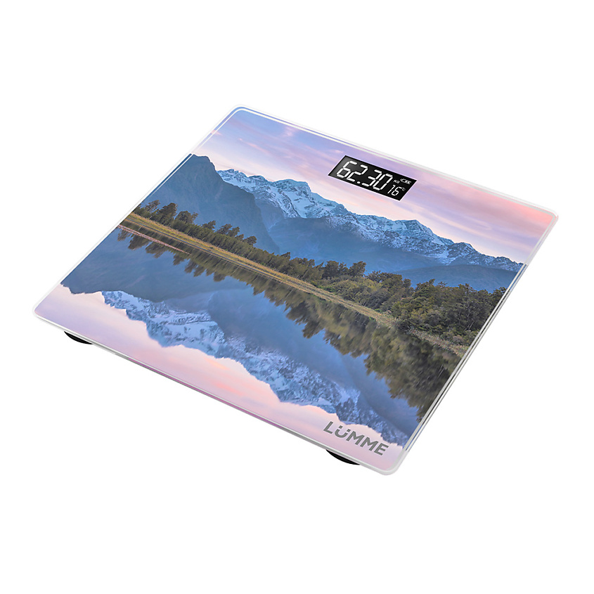 Изображение товара LUMME Весы напольные электронные LU-1328, Голубой