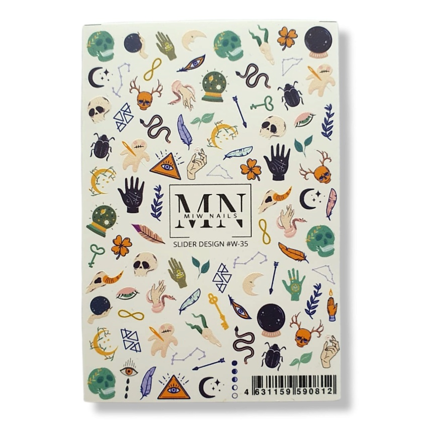 Изображение товара MIW NAILS Слайдер дизайн для ногтей W-35
