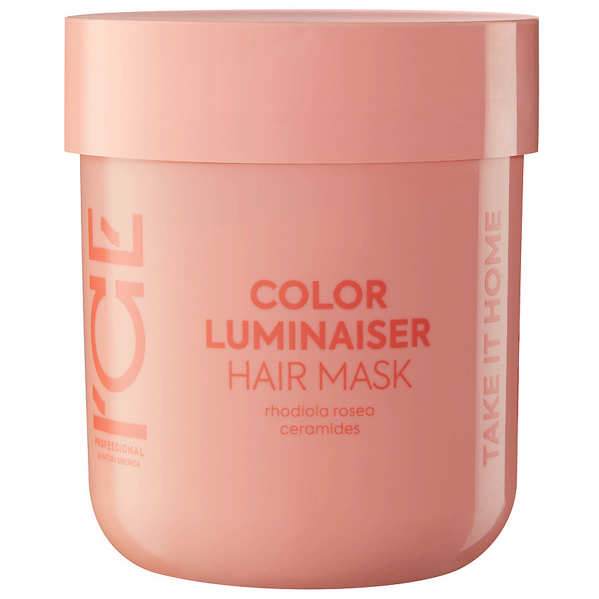 Изображение товара ICE BY NATURA SIBERICA Маска для окрашенных волос Ламинирующая Color Luminaiser Hair Mask, 200 мл