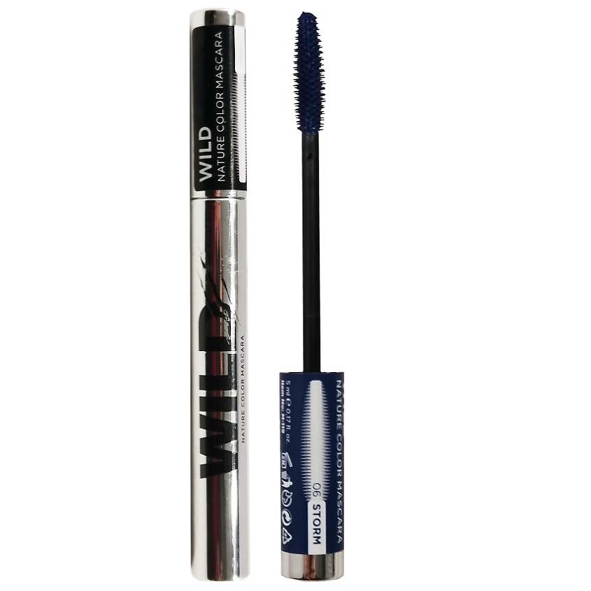 Изображение товара PARISA COSMETICS Тушь для ресниц цветная WILD NATURE, 06 Синий