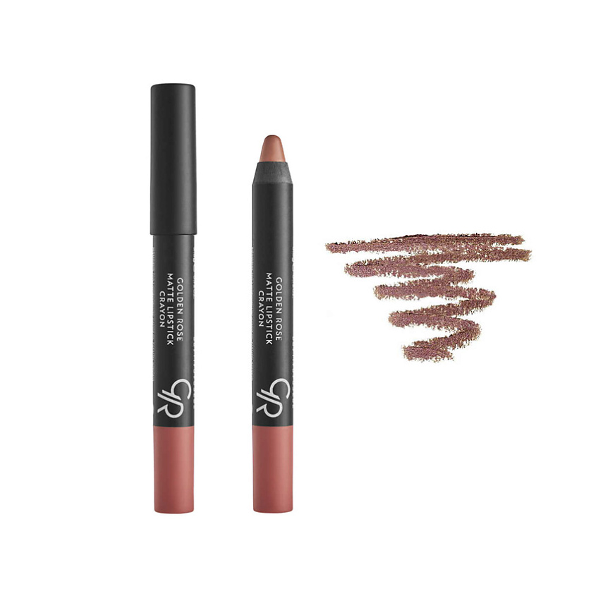 Изображение товара GOLDEN ROSE Помада карандаш MATTE CRAYON, №15
