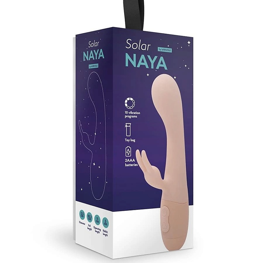 Изображение товара Вибратор Naya LE FRIVOLE с 10 режимами силиконовый кролик