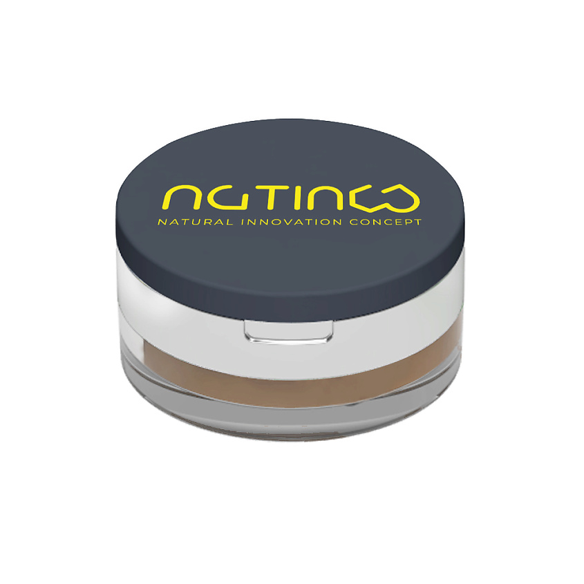 Изображение товара NATINCO Рассыпчатая минеральная пудра для лица Медовые оттенки, Тон 3 Легкий загар Медовый