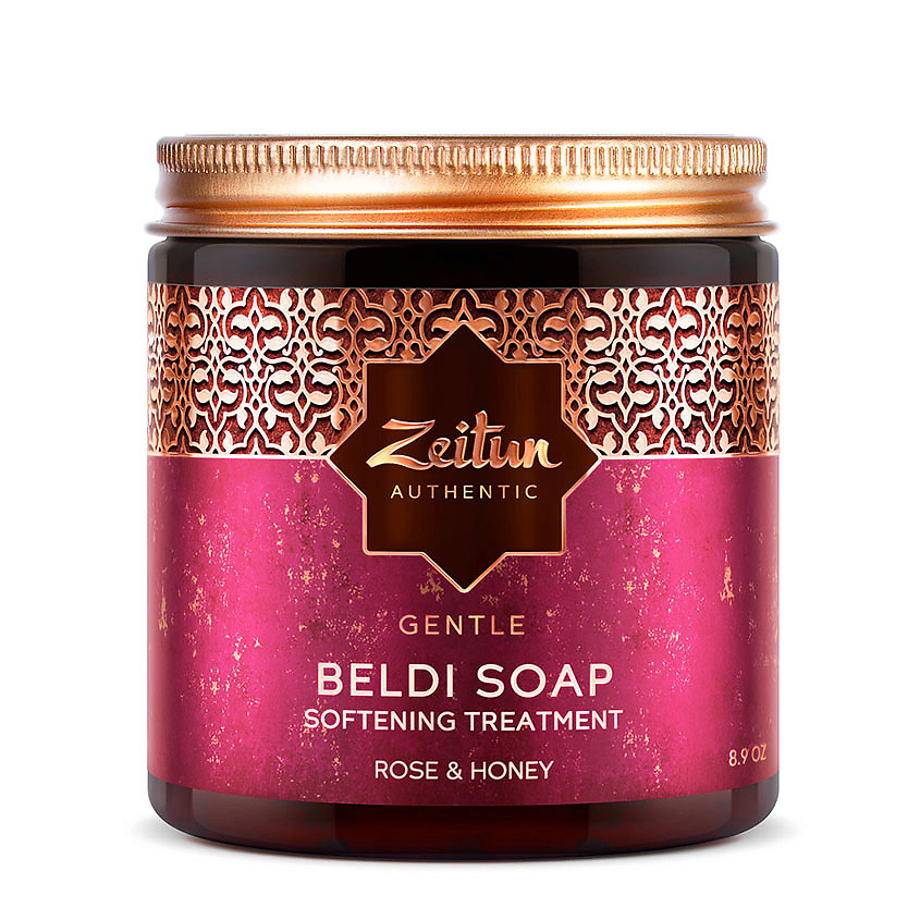 Изображение товара ZEITUN Бельди для сухой кожи "Мед и Дамасская роза" Beldi Soap Gentle, 250 мл
