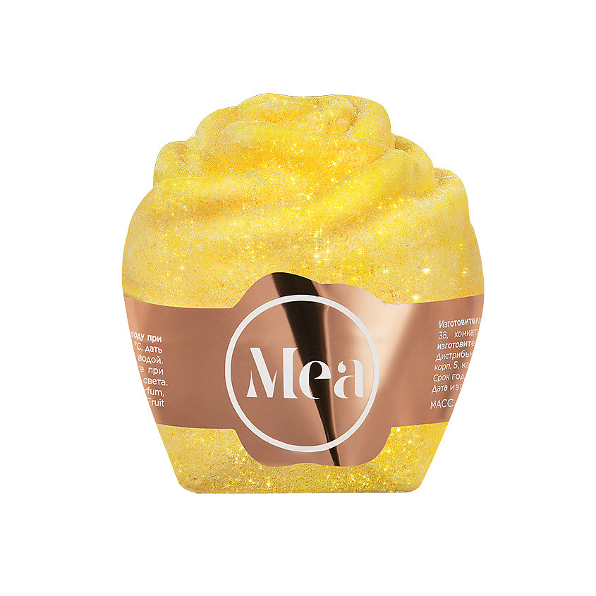 Изображение товара MEA Бомбочка для ванны "Роза" Брызги шампанского, 150 г