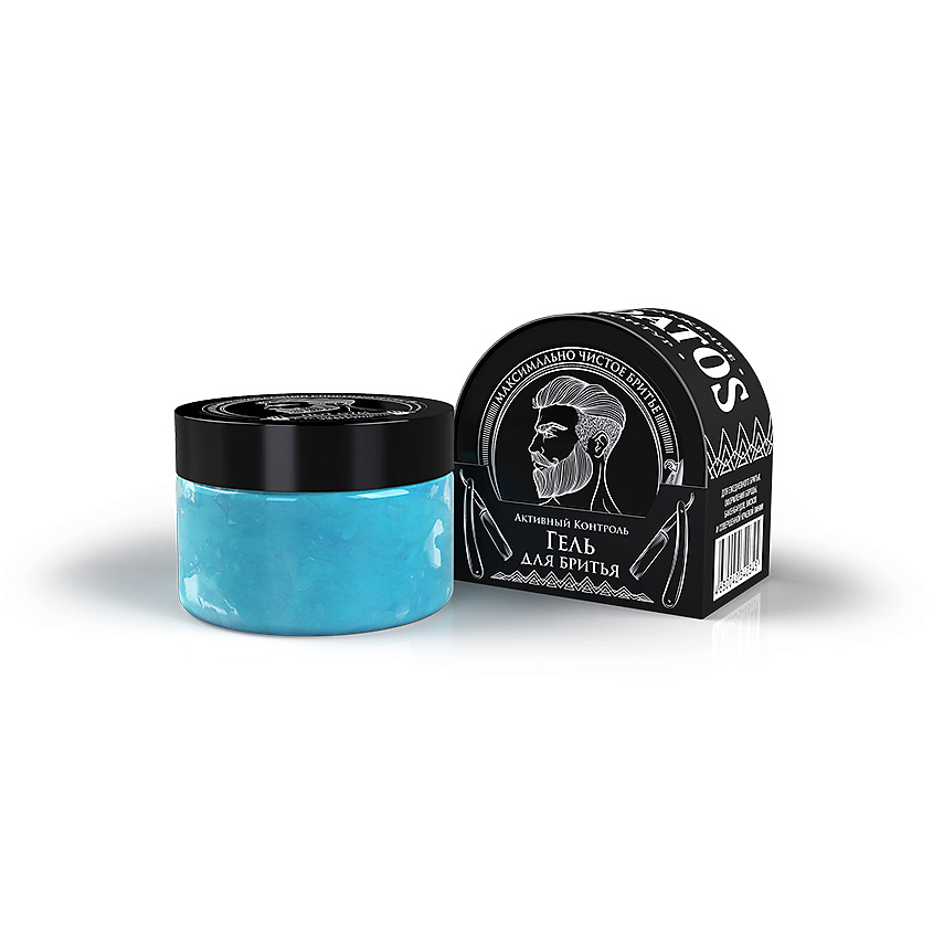 Изображение товара Гель для бритья Borodatos Активный Контроль 75 мл для комфортного бритья