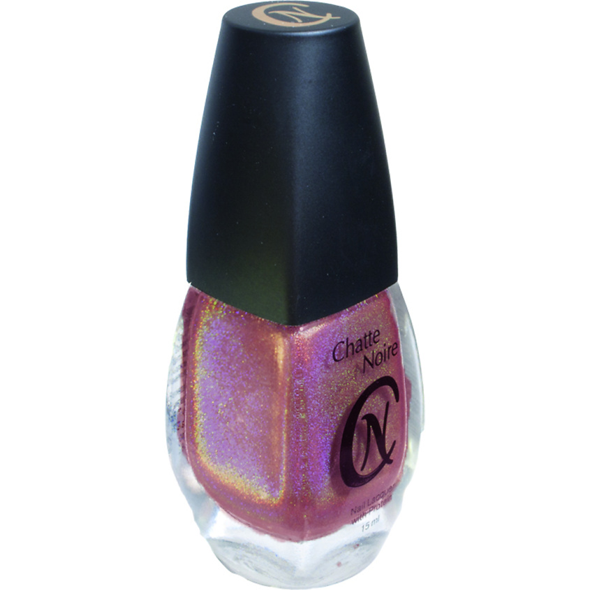 Изображение товара CHATTE NOIRE Лак для ногтей Радуга 706 коричневый голографический 15 цветов