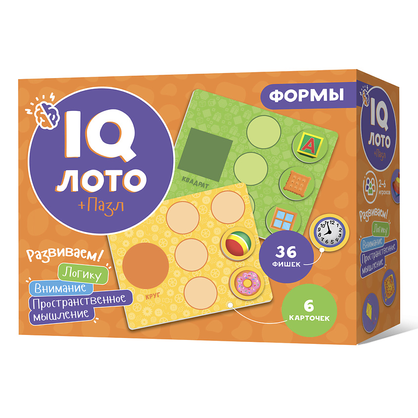 Изображение товара ГЕОДОМ IQ Лото Формы, 1 шт