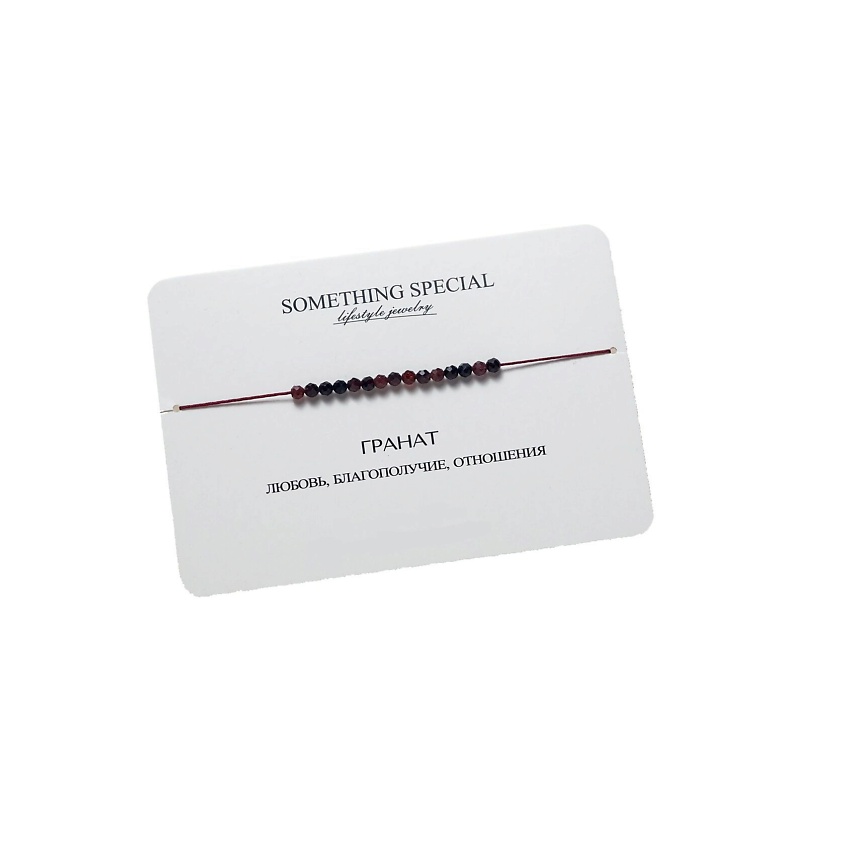 Изображение товара SOMETHING SPECIAL LIFESTYLE JEWELRY Браслет с гранатом mini, цвет: Бордовый, размер: 14-21