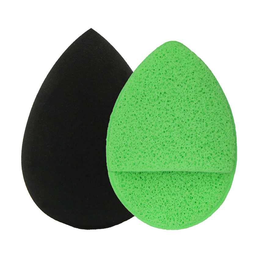 Изображение товара SHINEWELL Спонжи для макияжа набор каплевидных с кармашком 2 шт