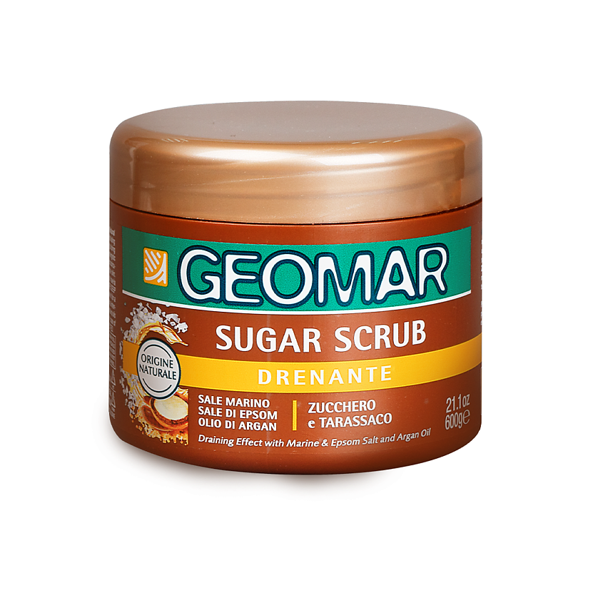 Изображение товара GEOMAR Дренажный талассо скраб для тела с сахаром, 600 г