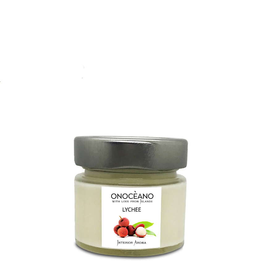 Изображение товара Ароматическая свеча ONOCEANO Личи 100 мл натуральный соевый воск
