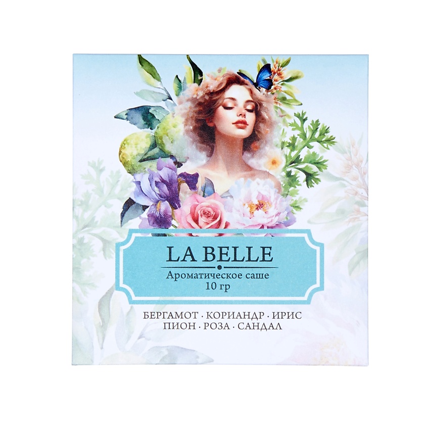 Изображение товара ИНДОКИТАЙ Саше "LA BELLE" Бергамот, Кориандр, ирис, 1 шт.
