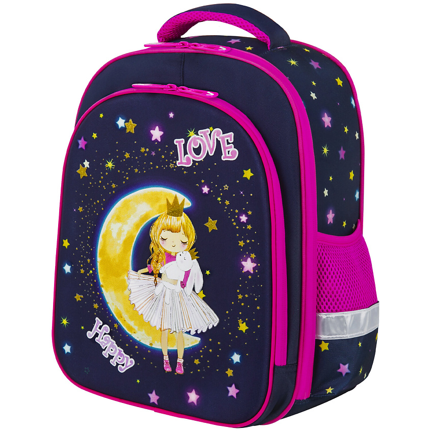 Изображение товара BRAUBERG Ранец KIDS STANDARD, Moon girl, 2 отделения.