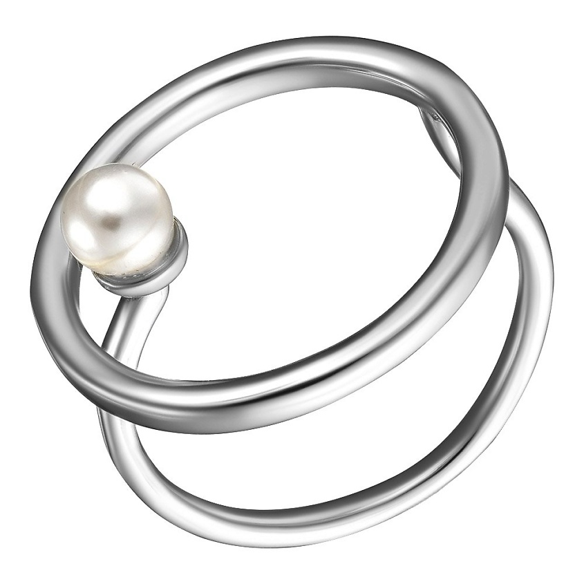 Изображение товара Серебристое безразмерное кольцо с культивированным жемчугом UVI JEWELLERY