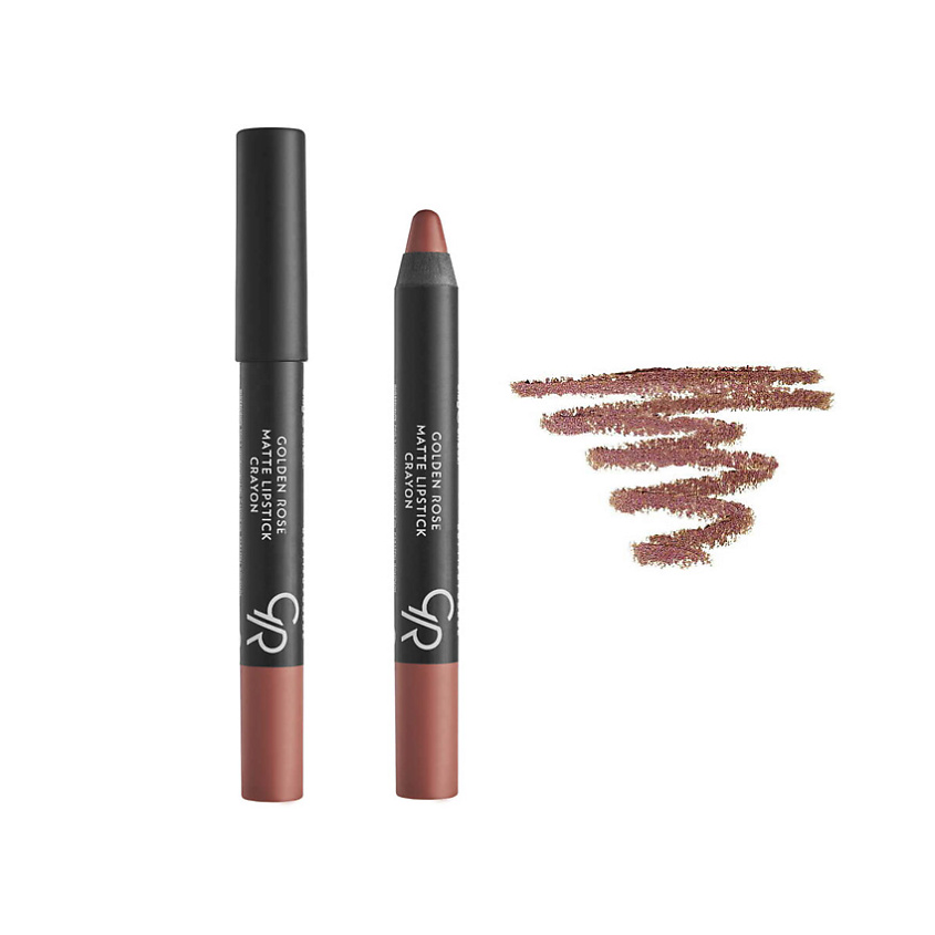 Изображение товара GOLDEN ROSE Помада карандаш MATTE CRAYON, №14