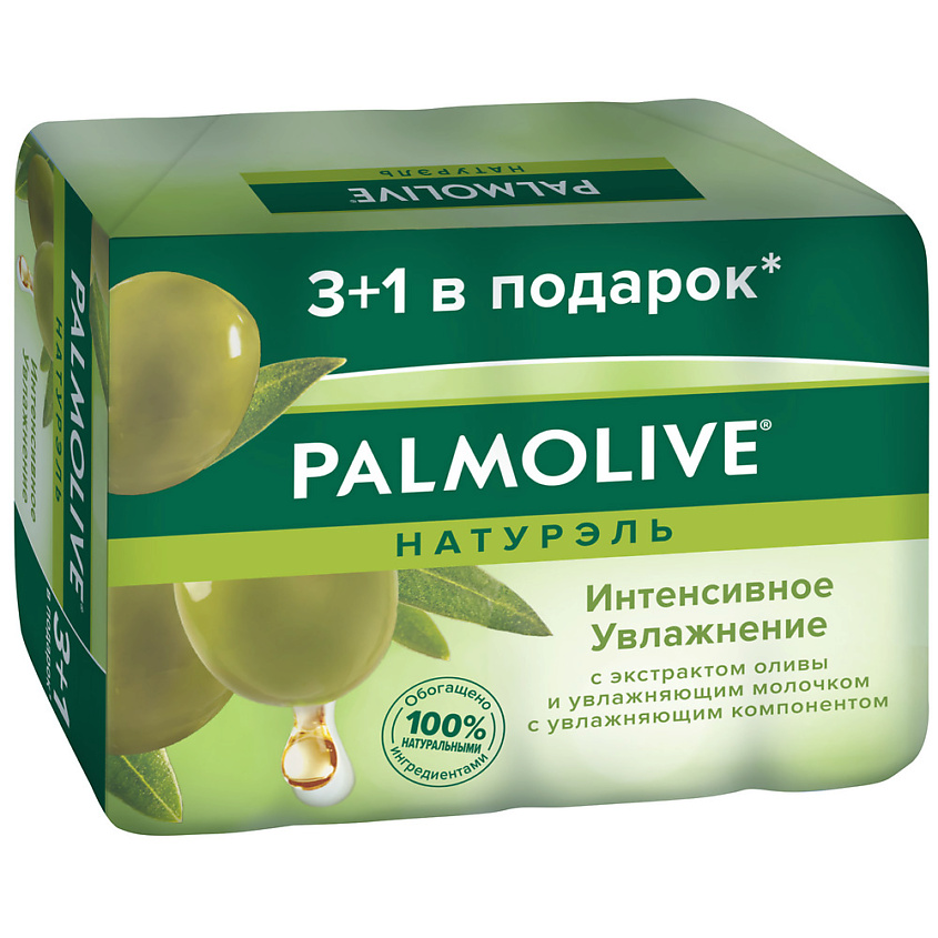 Изображение товара Мыло PALMOLIVE Интенсивное увлажнение 360 г для мягкой и бархатистой кожи