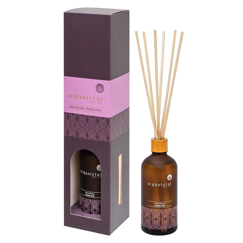 Изображение товара ORGANICTAI Ароматический диффузор Маракуйя, цвет: Коричневый, 100 мл