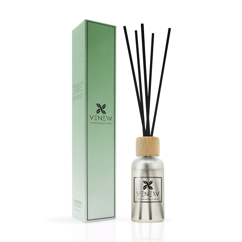 Изображение товара Диффузор ароматизатор для дома VENEW еловые шишки и хвоя 45 мл