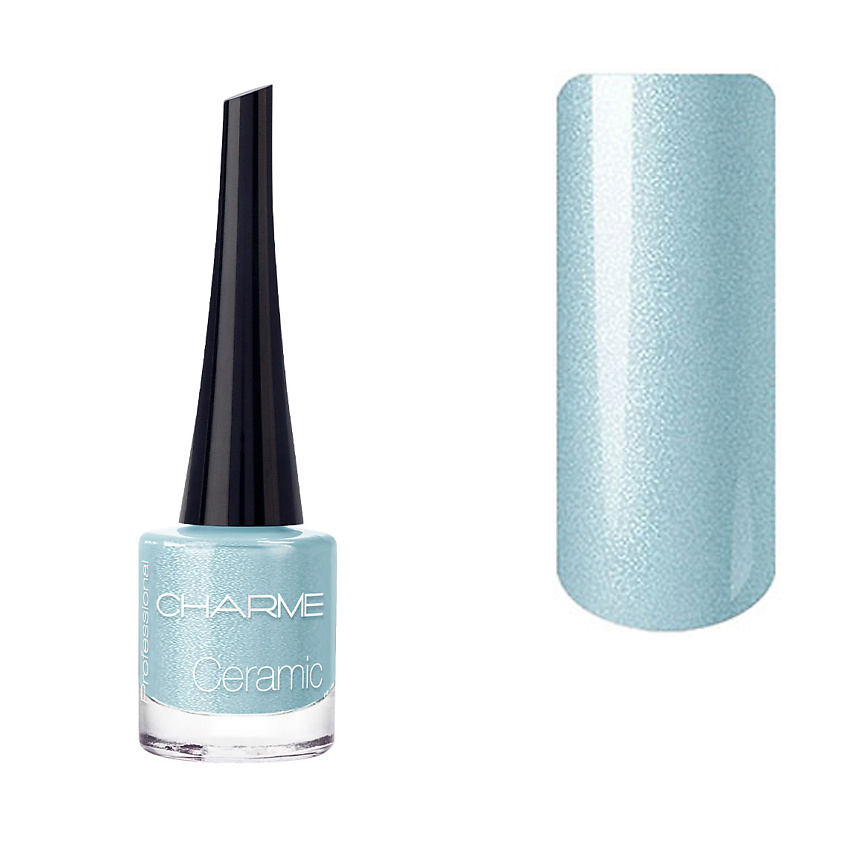 Изображение товара CHARME Лак для ногтей "Ceramic", Бирюзовый перламутровый