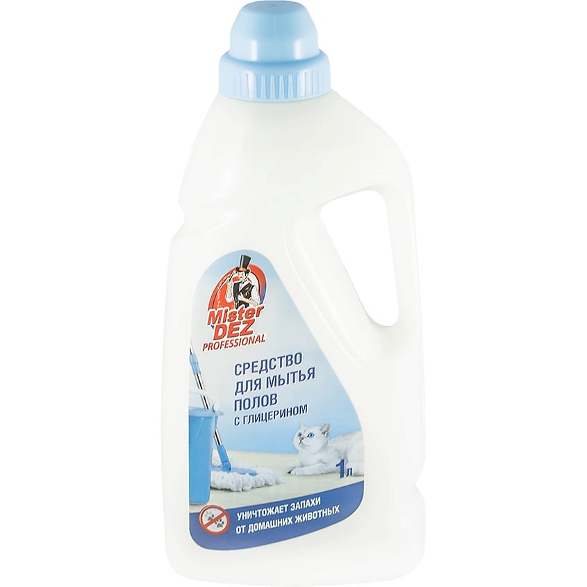 Изображение товара MISTER DEZ PROFESSIONAL Средство для мытья полов с глицерином, 1000 мл