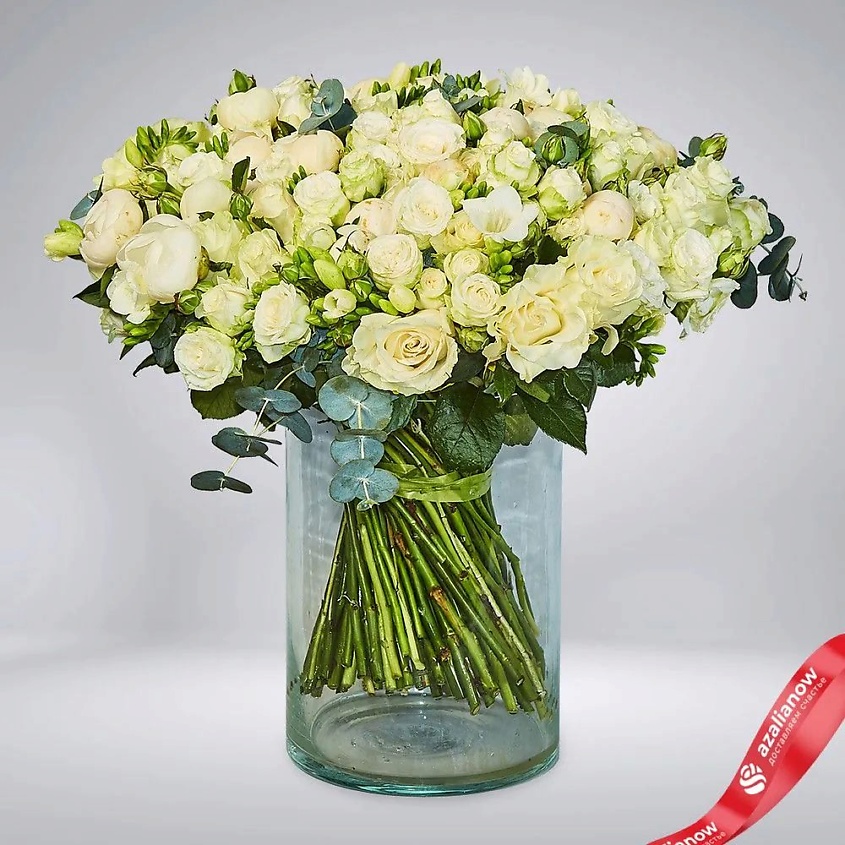 Изображение товара AZALIANOW ЦВЕТЫ. ПОДАРКИ. ДЕКОР Премиум букет «Эрарта», Букеты и композиции из живых цветов могут на несколько тонов отличаться от изображений. Часть цвета искажается в зависимости от настроек экрана.