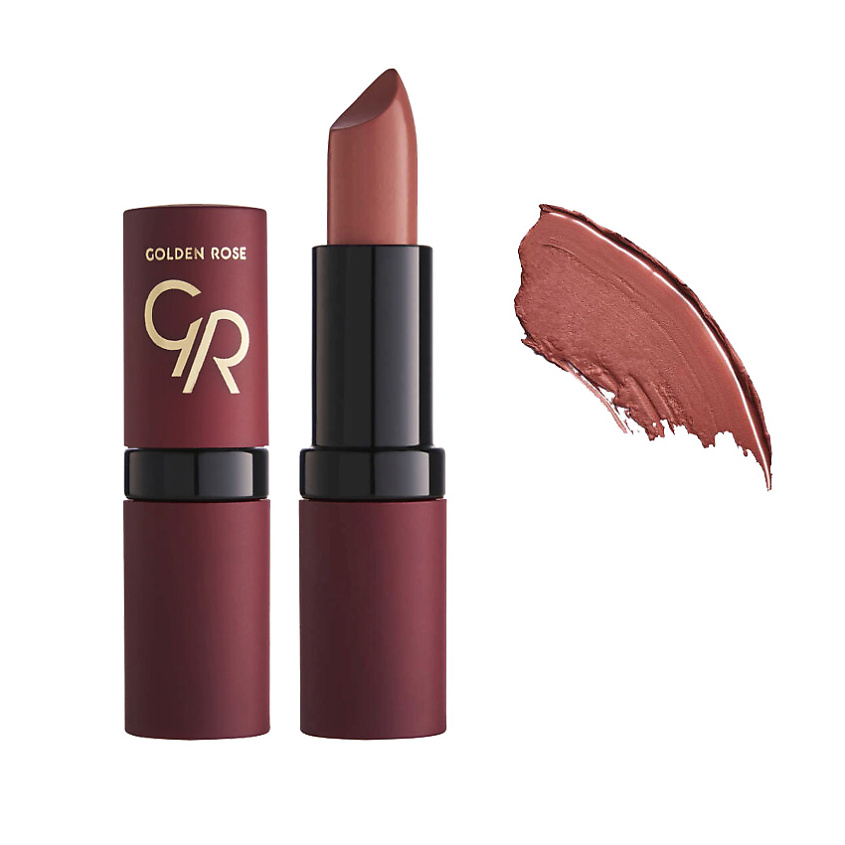 Изображение товара GOLDEN ROSE VELVET MATTE №3 Светло-розовая матовая помада для губ