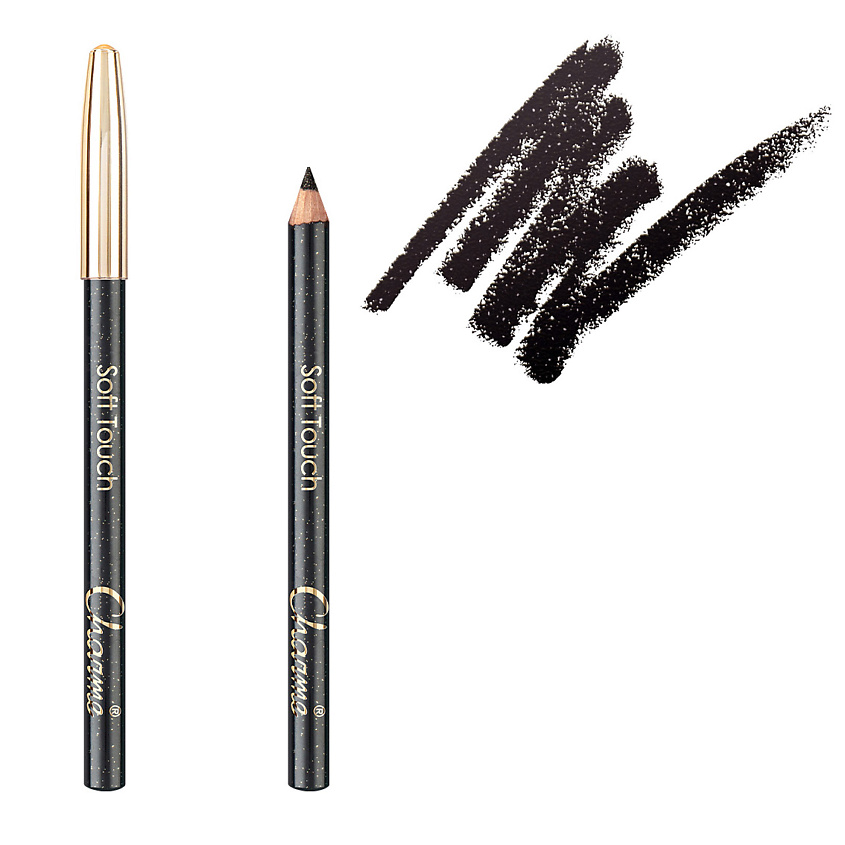 Изображение товара CHARME Карандаш для глаз, Сверкающий чёрный 280