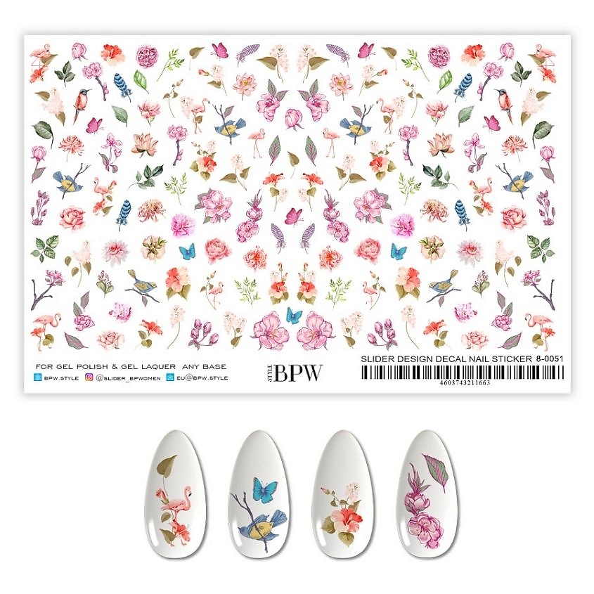 Изображение товара BPW.STYLE Гранд-слайдер Love & Hope увеличенный размер дизайн для ногтей