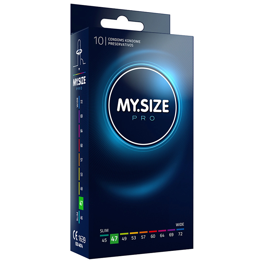 Изображение товара MYSIZE Презервативы ультратонкие, размер 47, уп 36 шт, 10 шт.