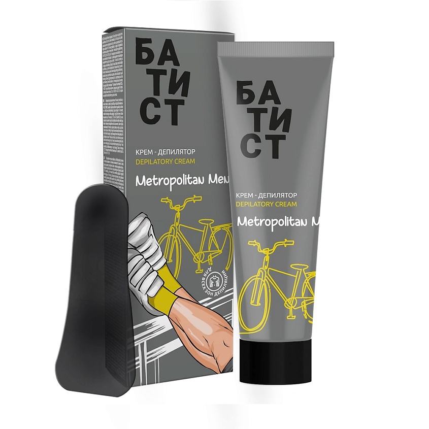 Изображение товара БАТИСТ Крем депилятор «Metropolitan Men», 100 мл