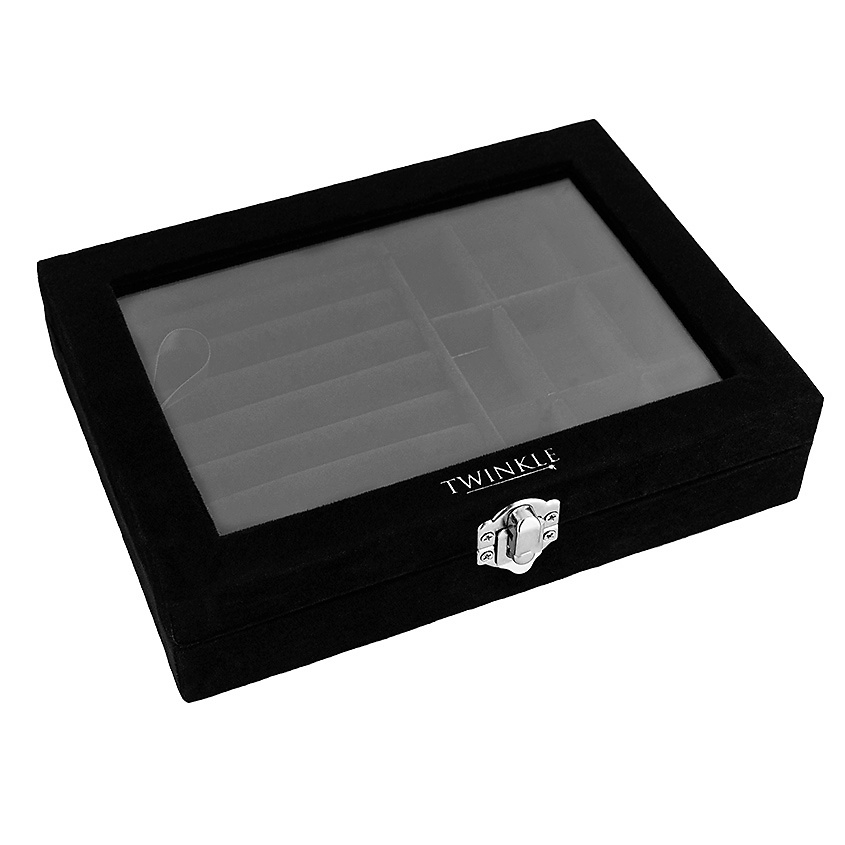 Изображение товара Кейс для украшений TWINKLE Black Velvet 1 шт. стильный и практичный для женщин