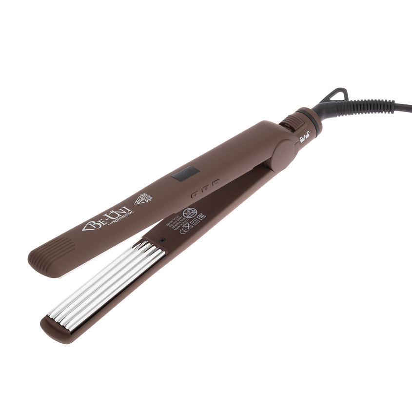 Изображение товара Профессиональный утюжок-гофре BE-UNI PROFESSIONAL с зеркальным титаном