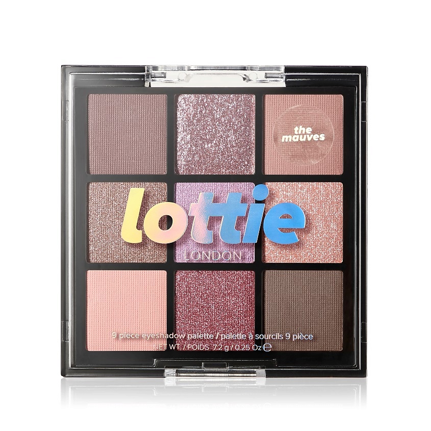 Изображение товара LOTTIE LONDON Палетка теней для век 9 оттенков The Mauves, 7,2 г