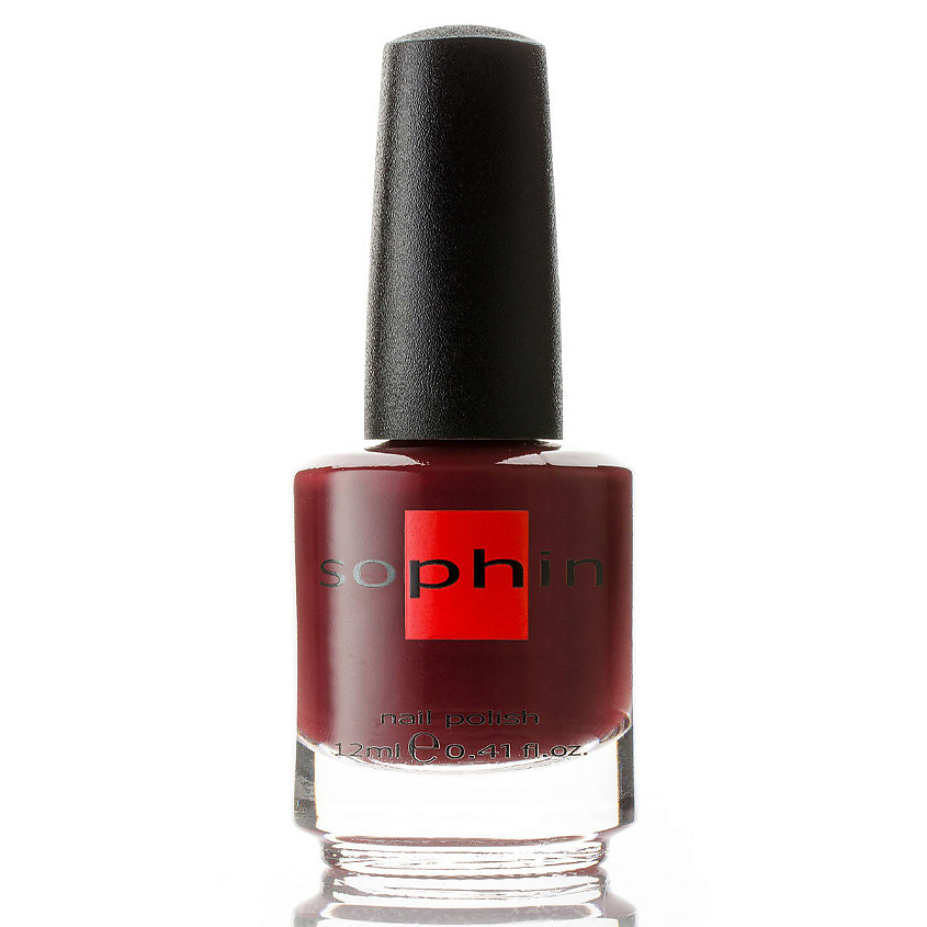 Изображение товара Глянцевый лак для ногтей SOPHIN 0028 12 мл, водостойкий, быстрый и стойкий
