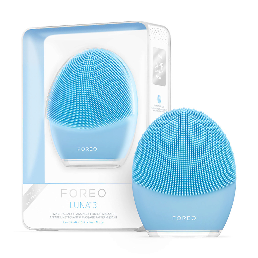 Изображение товара FOREO LUNA 3 Щетка для очищения и массажа лица для комбинированной кожи, 1 шт.