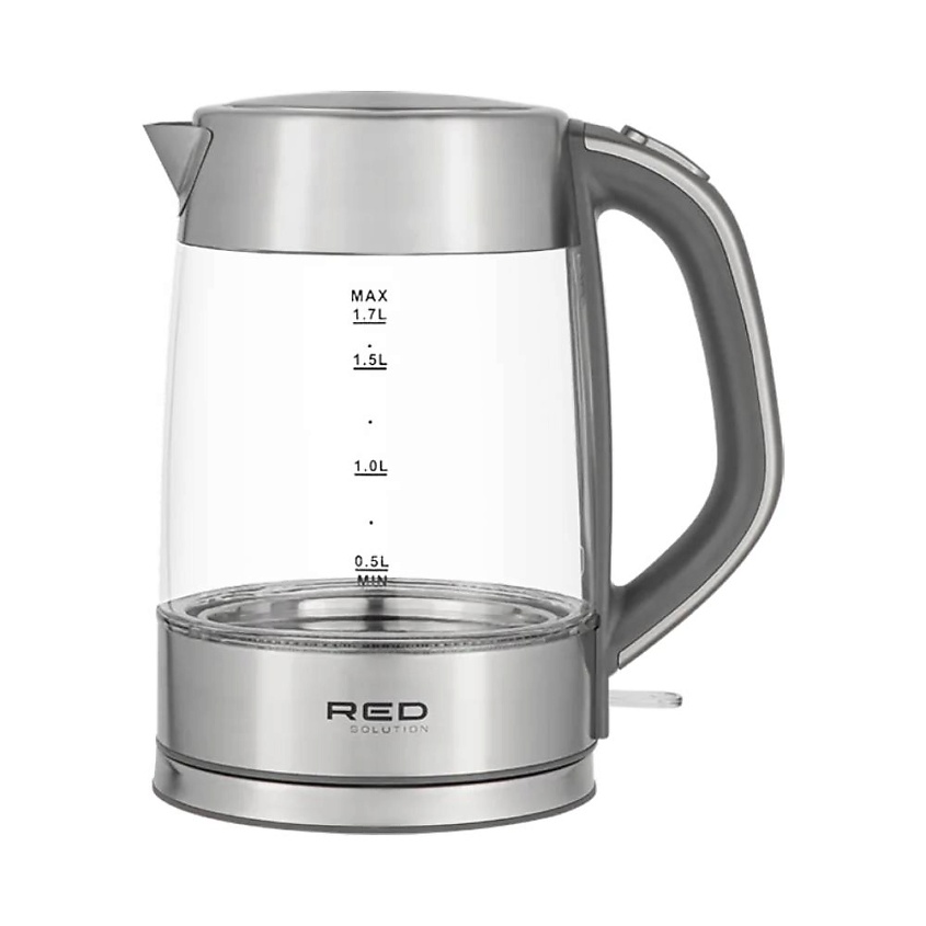 Изображение товара Электрический чайник RED solution RK-G138 с съемным фильтром серый