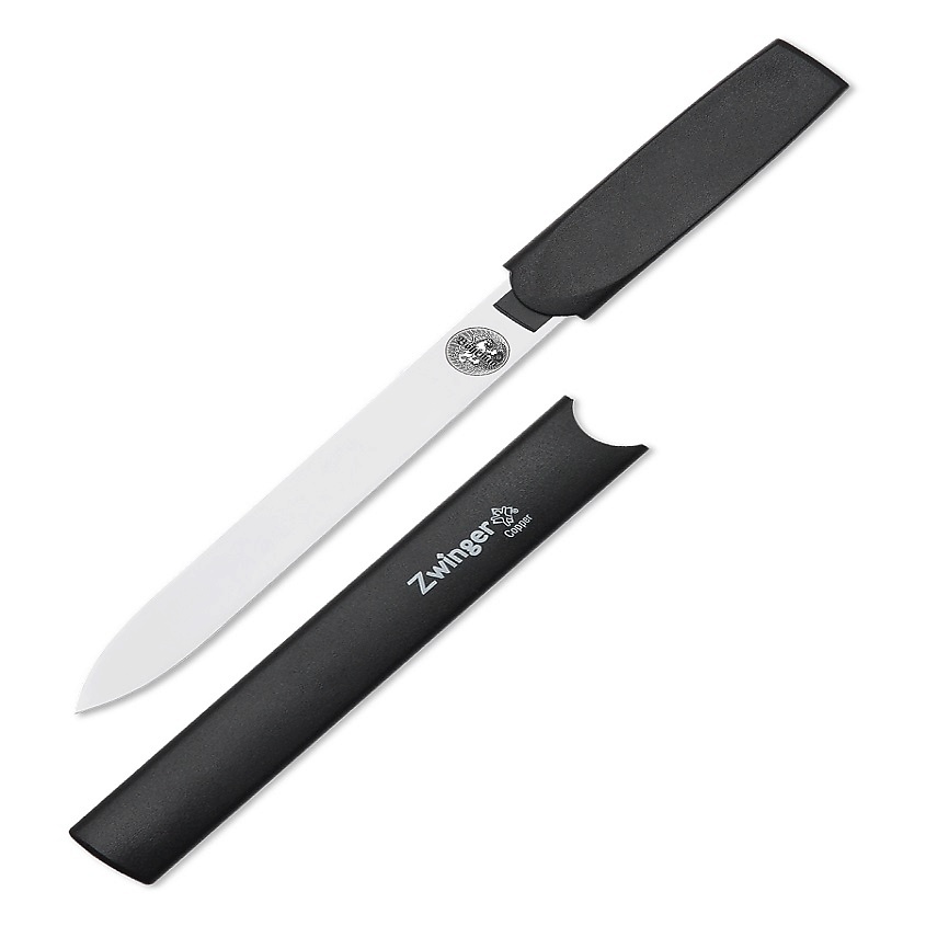 Изображение товара ZWINGER Пилка для ногтей стеклянная в пластиковом футляре, 160мм, Черный