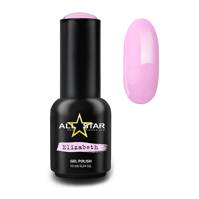 Изображение товара Гель-лак для ногтей ALL STAR PROFESSIONAL розово-сиреневый
