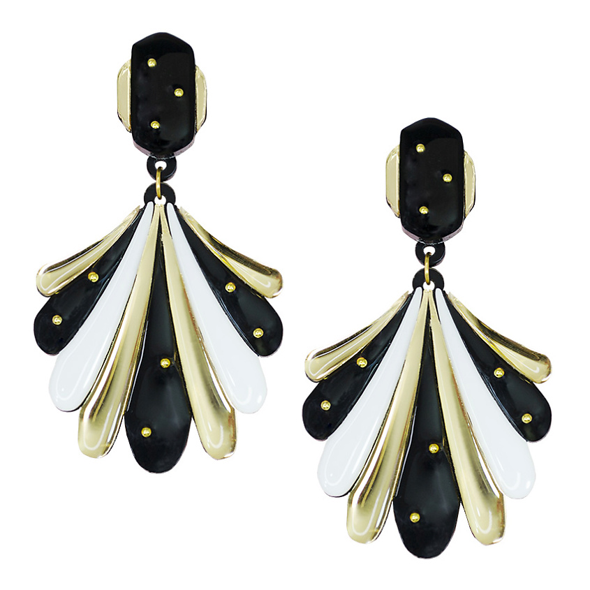 Изображение товара Серьги ORGALICA Гармония из коллекции Возрождение - белые